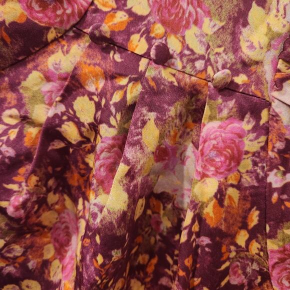 Loveshackfancy Mayberry floral pink mini dress size 4 - Picture 6 of 7